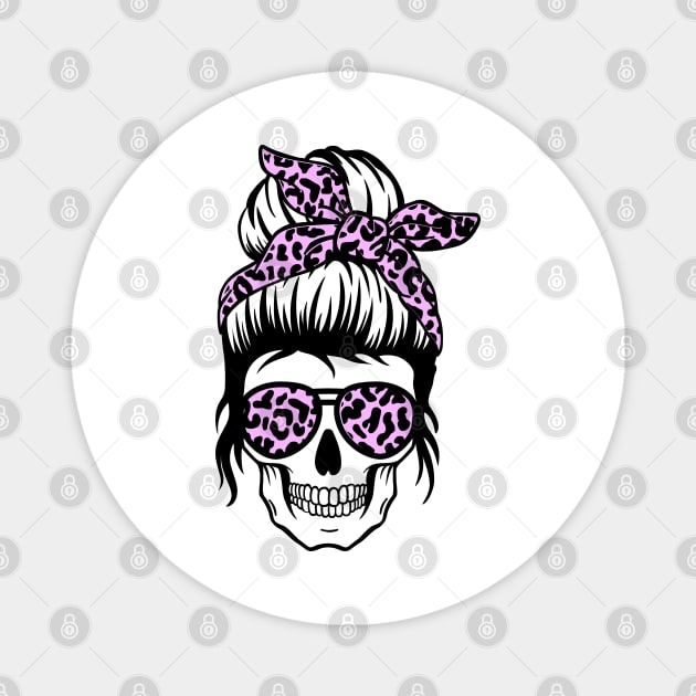 Mom Skull Magnet by Satic